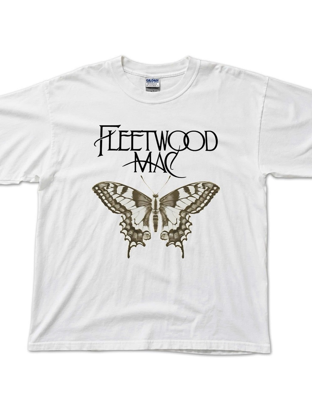 Fleetwood Mac Band Tee with Butterfly Graphic